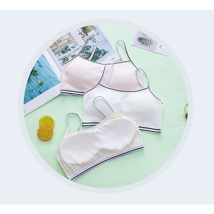 ジュニアブラ キッズブラ ハーフトップ | PlusNao | 詳細画像5 