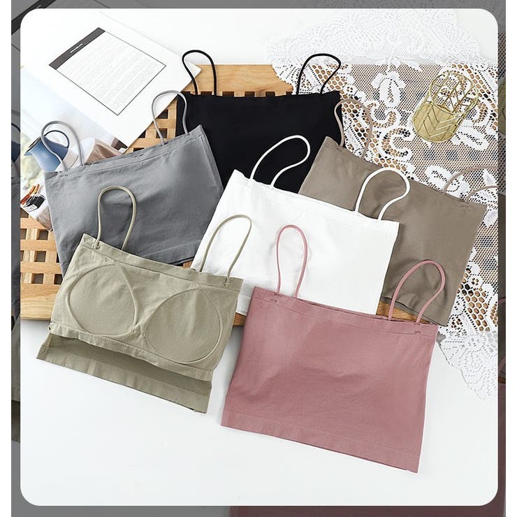 ブラトップ カップ付きキャミソール カップ一体型 | PlusNao | 詳細画像4 