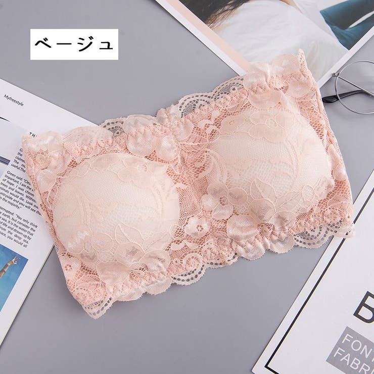 ストラップレスブラジャー チューブトップブラ ハーフトップブラ | PlusNao | 詳細画像15