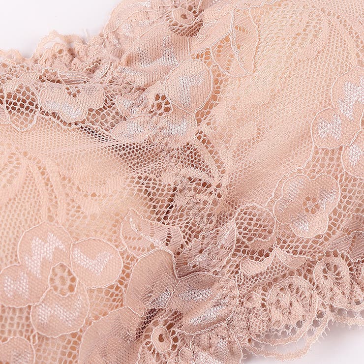 ストラップレスブラジャー チューブトップブラ ハーフトップブラ | PlusNao | 詳細画像6