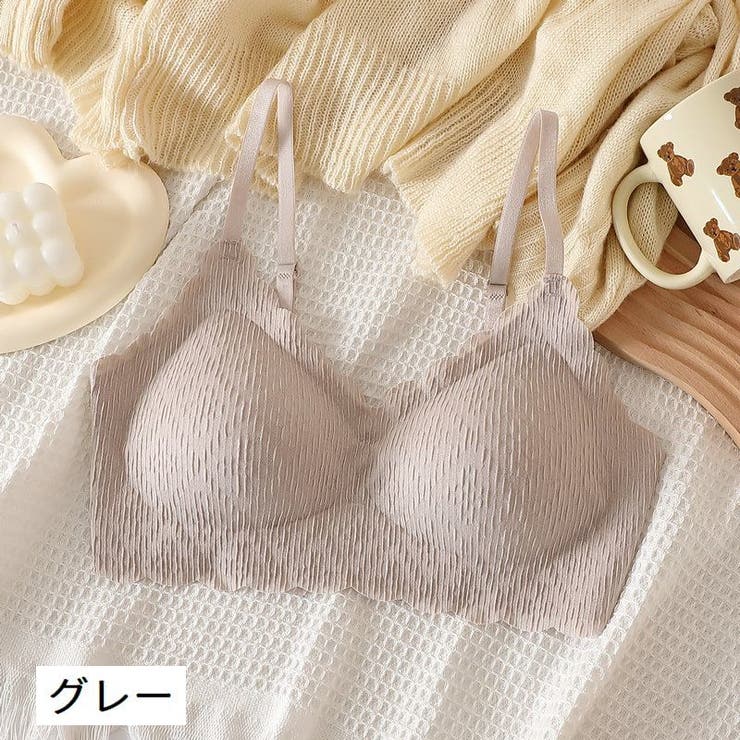 ハーフトップブラ ブラジャー ノンワイヤー | PlusNao | 詳細画像19 