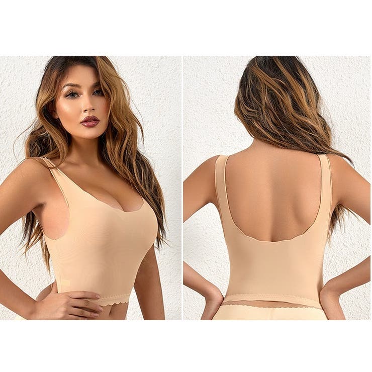 タンクトップ ノースリーブ ハーフトップ | PlusNao | 詳細画像13 