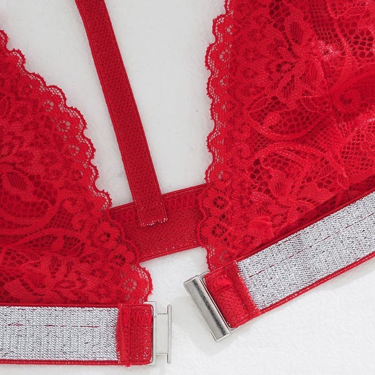 三角ブラ ノンワイヤーブラ フロントホック | PlusNao | 詳細画像12 