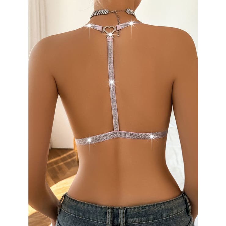 三角ブラ ノンワイヤーブラ フロントホック | PlusNao | 詳細画像7 