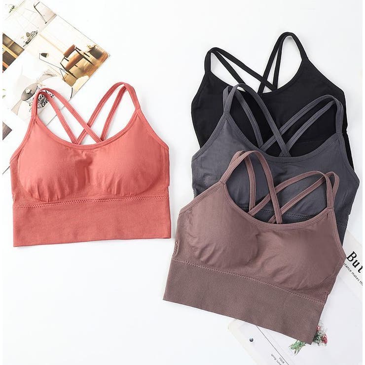 スポーツブラ ノンワイヤー ブラジャー | PlusNao | 詳細画像8 