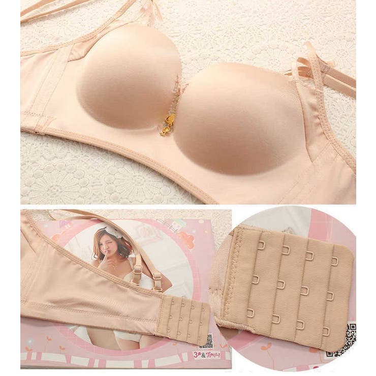 ノンワイヤーブラ 極厚パッド ブラジャー | PlusNao | 詳細画像16 