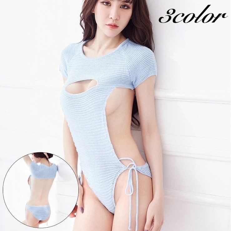 セクシーランジェリー テディ ニット | PlusNao | 詳細画像1 