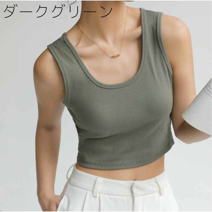 タンクトップ カットソー レディース | PlusNao | 詳細画像16 