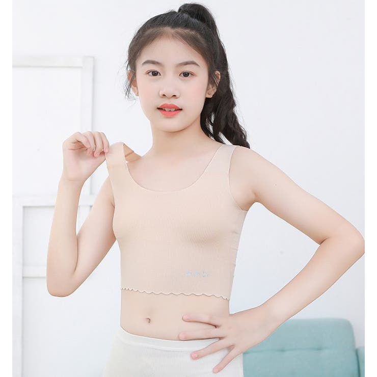 ジュニアブラ ハーフトップ シームレス | PlusNao | 詳細画像4 