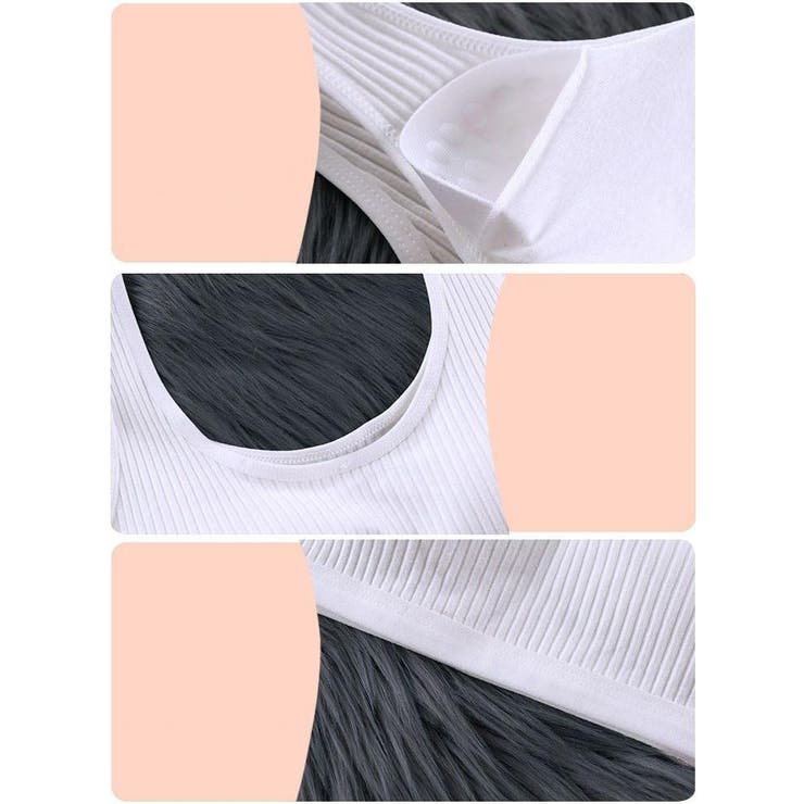 ハーフトップブラ ノンワイヤーブラ ブラジャー | PlusNao | 詳細画像12 