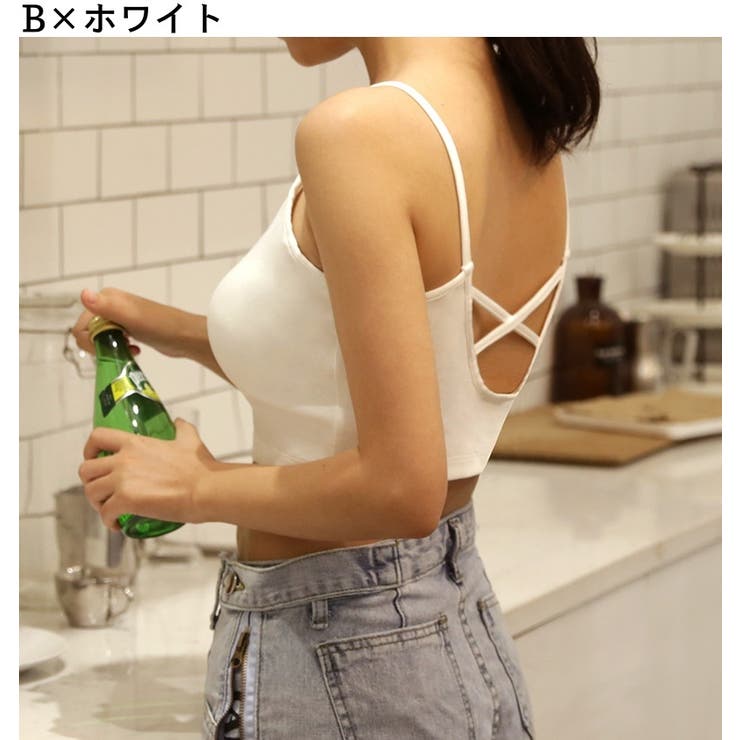ブラトップ カップ付きインナー キャミソール | PlusNao | 詳細画像10 