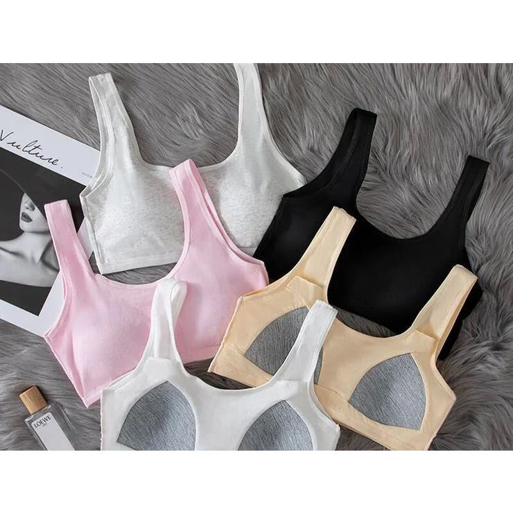 ジュニアブラ ハーフトップブラ スポーツブラ | PlusNao | 詳細画像3 