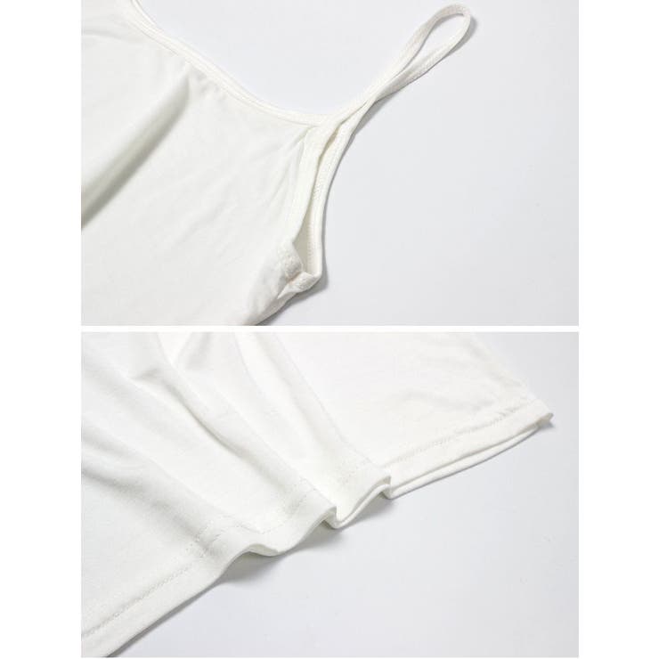 キャミソール ハーフキャミ ショート丈 | PlusNao | 詳細画像6 