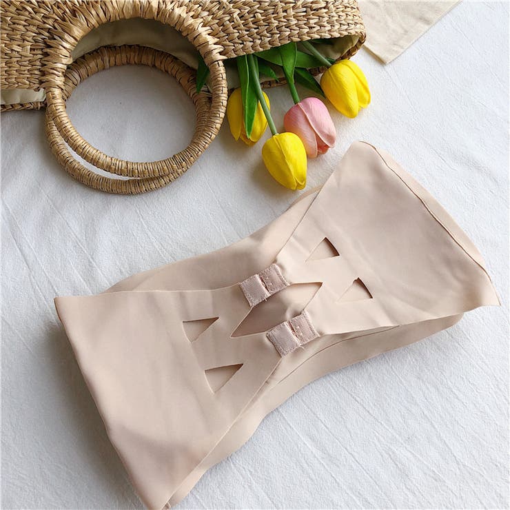 ストラップレスブラ チューブトップブラ ブラジャー | PlusNao | 詳細画像15 