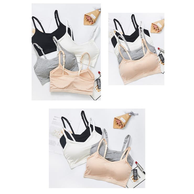 ノンワイヤーブラ ハーフトップブラ レディース | PlusNao | 詳細画像13 