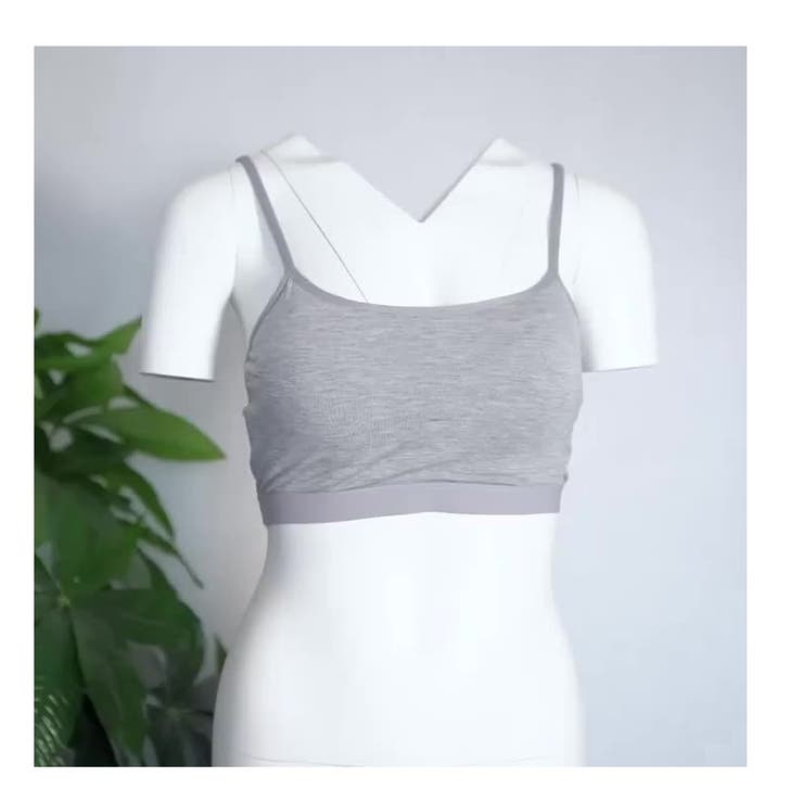 ノンワイヤーブラ ハーフトップブラ レディース | PlusNao | 詳細画像14 