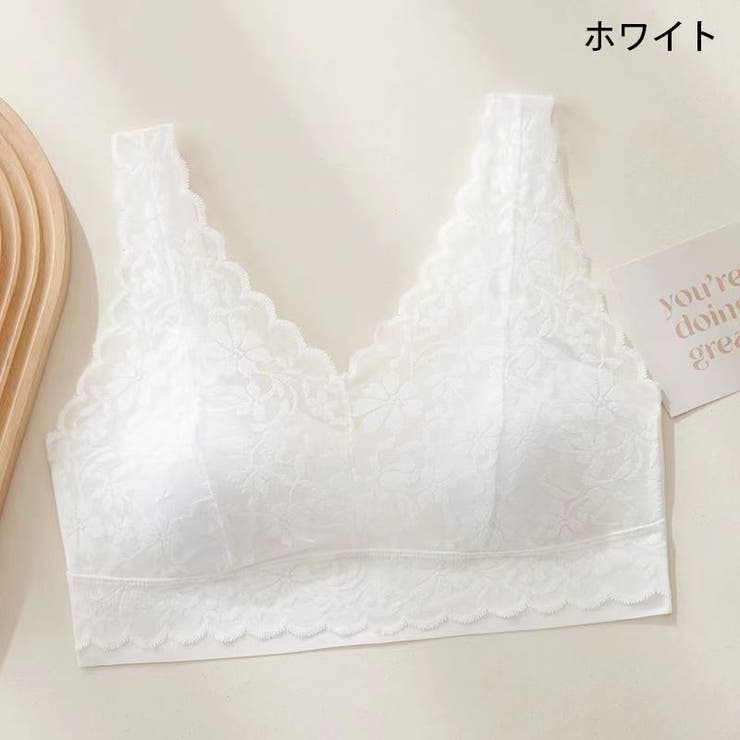 ハーフトップブラ ノンワイヤーブラ ブラジャー | PlusNao | 詳細画像15 