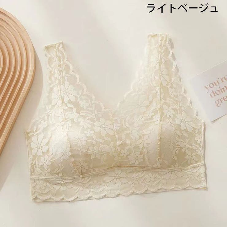 ハーフトップブラ ノンワイヤーブラ ブラジャー | PlusNao | 詳細画像16 