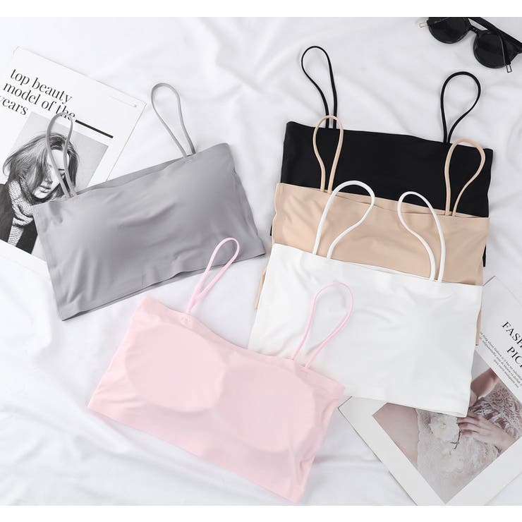 ハーフトップブラ チューブトップブラ ノンワイヤーブラ | PlusNao | 詳細画像2 