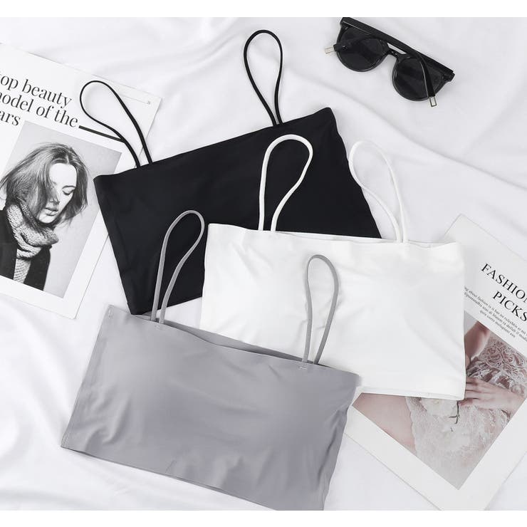 ハーフトップブラ チューブトップブラ ノンワイヤーブラ | PlusNao | 詳細画像3 