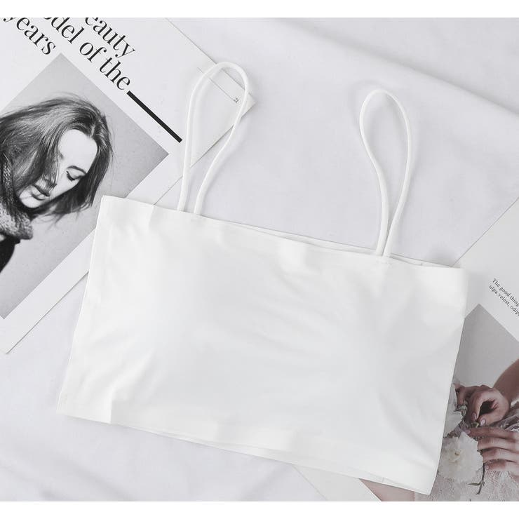 ハーフトップブラ チューブトップブラ ノンワイヤーブラ | PlusNao | 詳細画像7 