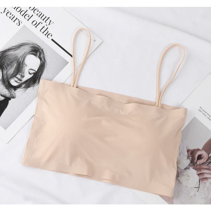 ハーフトップブラ チューブトップブラ ノンワイヤーブラ | PlusNao | 詳細画像8 