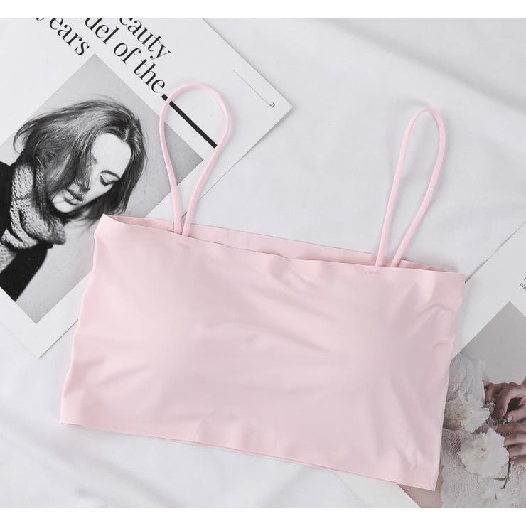 ハーフトップブラ チューブトップブラ ノンワイヤーブラ | PlusNao | 詳細画像9 