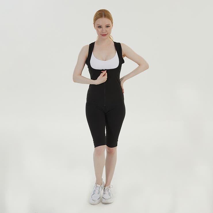 サウナスーツ タンクトップ型 ボディシェイパー | PlusNao | 詳細画像7 