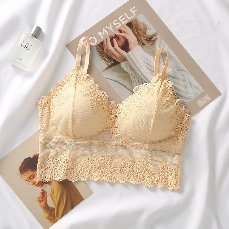 ハーフトップブラ ノンワイヤーブラ キャミソール | PlusNao | 詳細画像10 