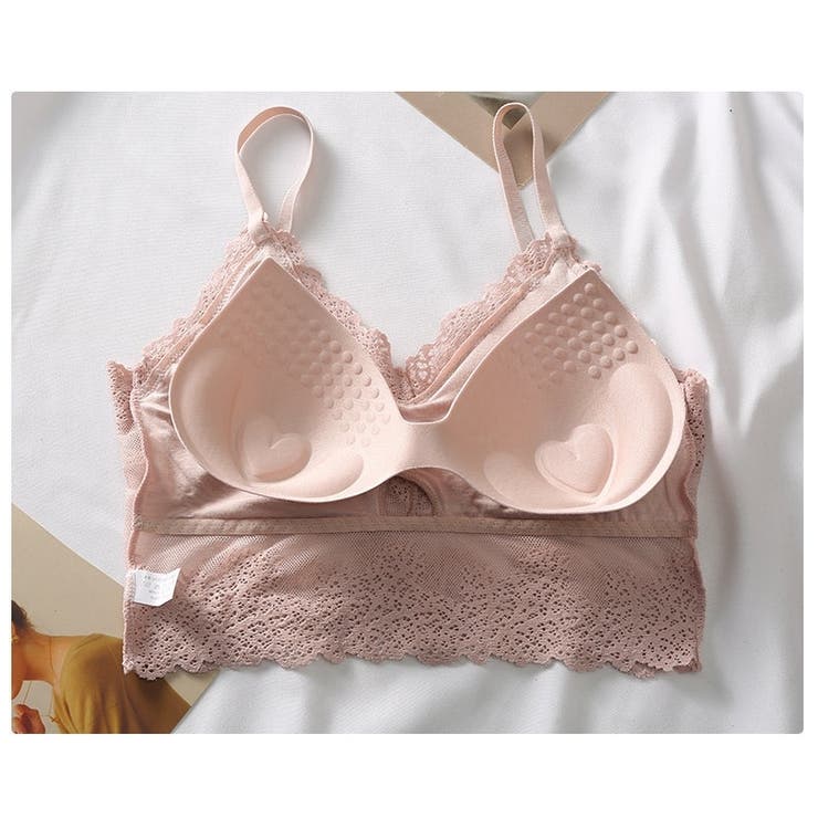 ハーフトップブラ ノンワイヤーブラ キャミソール | PlusNao | 詳細画像13 