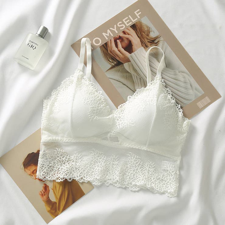 ハーフトップブラ ノンワイヤーブラ キャミソール | PlusNao | 詳細画像5 