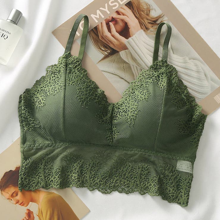 ハーフトップブラ ノンワイヤーブラ キャミソール | PlusNao | 詳細画像6 