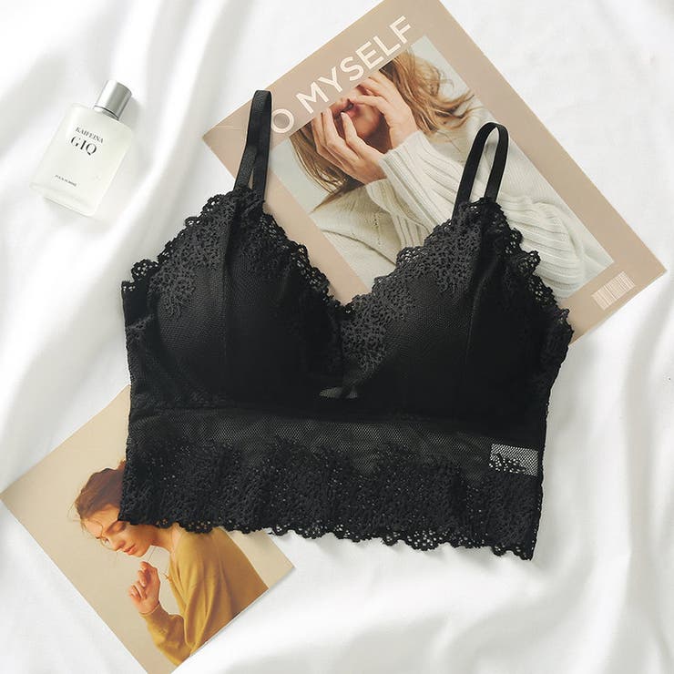 ハーフトップブラ ノンワイヤーブラ キャミソール | PlusNao | 詳細画像7 