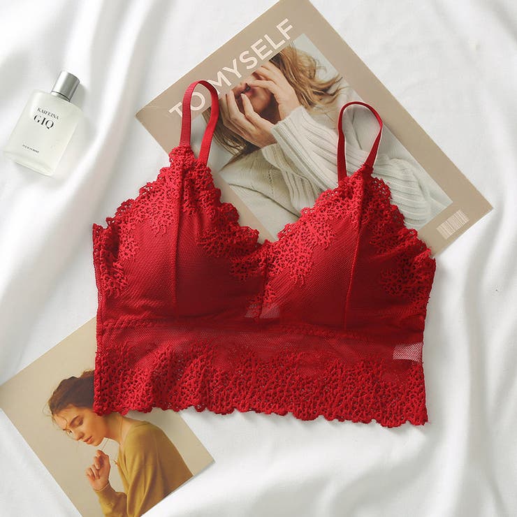 ハーフトップブラ ノンワイヤーブラ キャミソール | PlusNao | 詳細画像8 