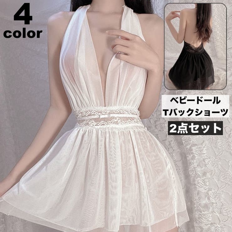 ベビードール Tバックショーツ 2点セット | PlusNao | 詳細画像1 