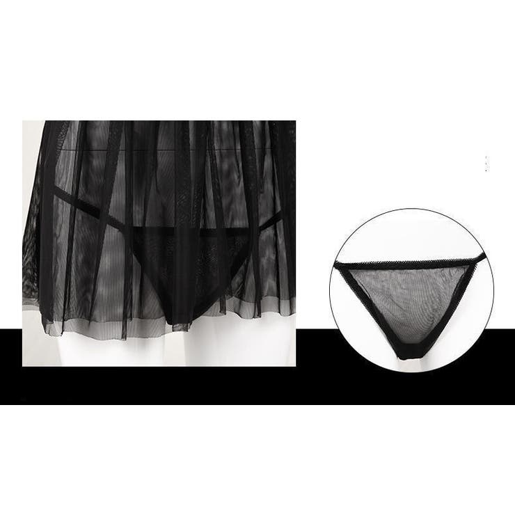 ベビードール Tバックショーツ 2点セット | PlusNao | 詳細画像15 