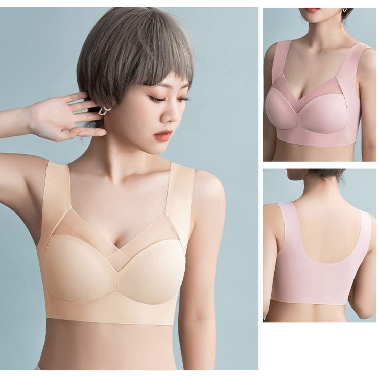 ノンワイヤーブラ ハーフトップブラ レディース | PlusNao | 詳細画像10 