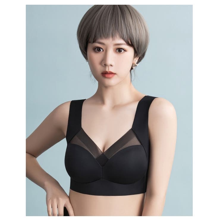 ノンワイヤーブラ ハーフトップブラ レディース | PlusNao | 詳細画像2 