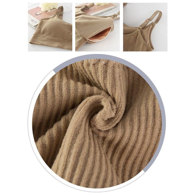 ハーフトップブラ ノンワイヤーブラ レディース | PlusNao | 詳細画像17 