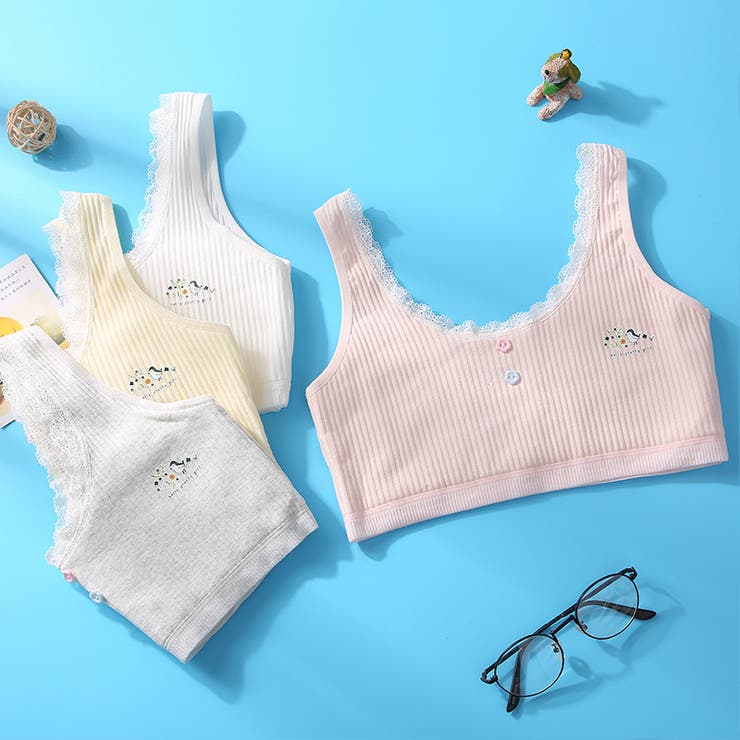 ハーフトップブラ ノンワイヤーブラ スポーツブラ | PlusNao | 詳細画像4 