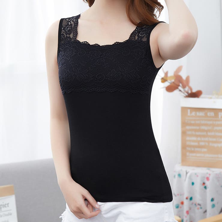 タンクトップ レース レディース | PlusNao | 詳細画像5 