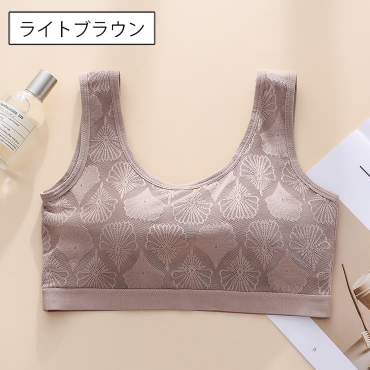 ノンワイヤーブラ ブラジャー ハーフトップブラ | PlusNao | 詳細画像19 