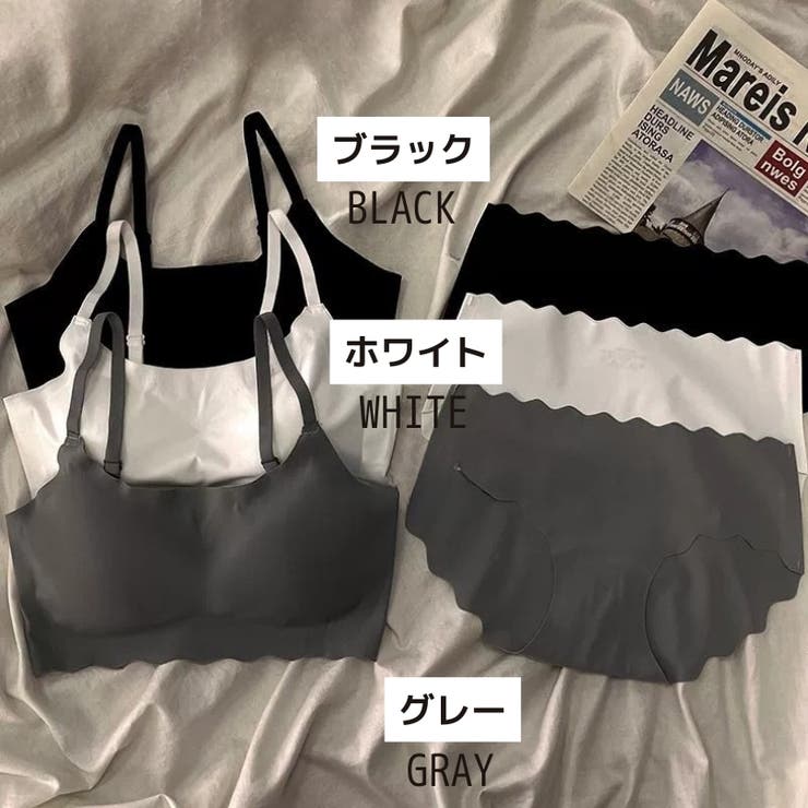 ブラジャー＆ショーツセット ブラジャー ショーツ | PlusNao | 詳細画像16 
