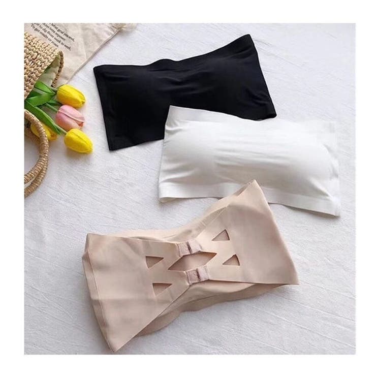 ストラップレスブラ チューブトップブラ ブラジャー | PlusNao | 詳細画像5 