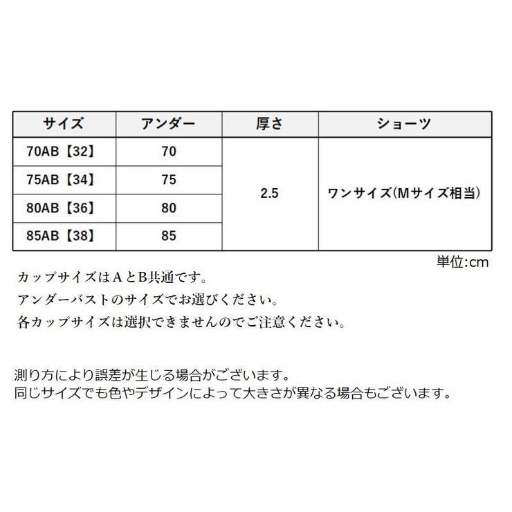 ブラジャー ショーツ 上下セット | PlusNao | 詳細画像20 