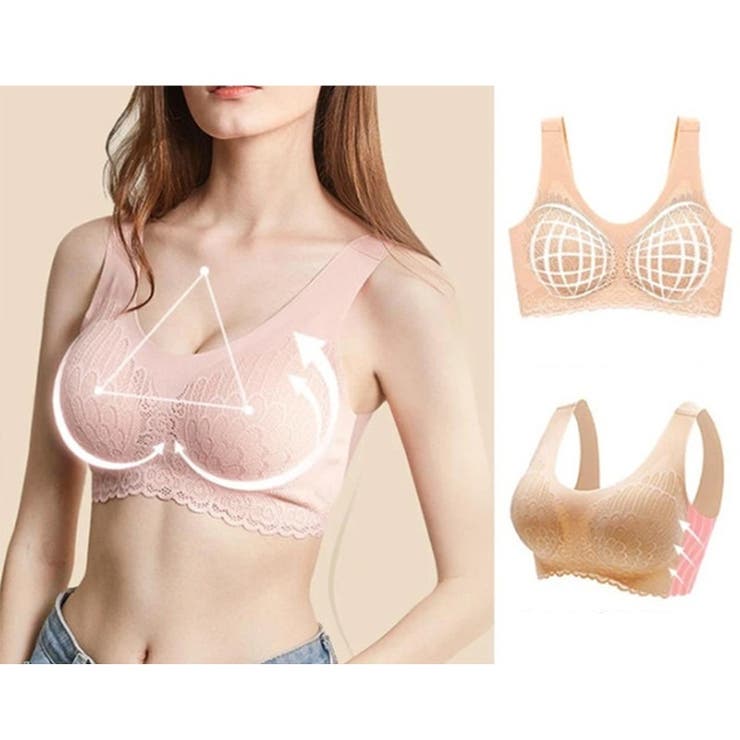 ノンワイヤーブラジャー レディース ブラジャー | PlusNao | 詳細画像2 