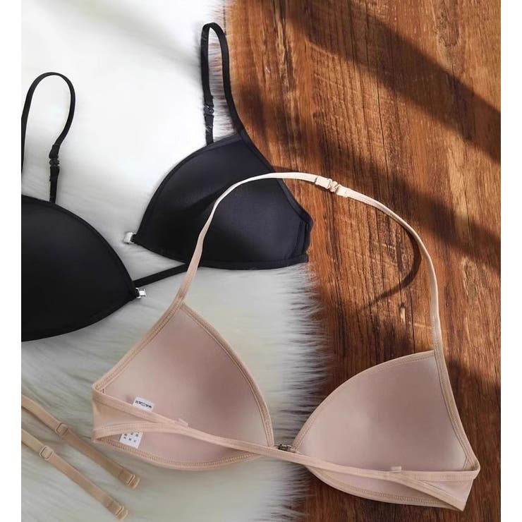 三角ブラ ノンワイヤーブラ ブラジャー | PlusNao | 詳細画像4 