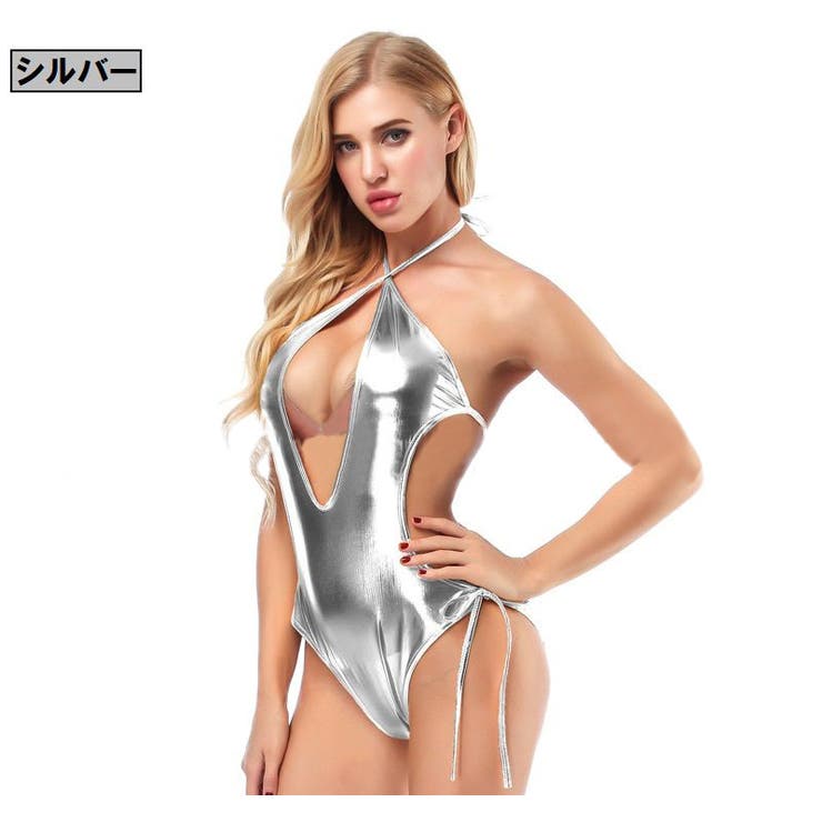 セクシーランジェリー レオタード風 光沢 | PlusNao | 詳細画像4 