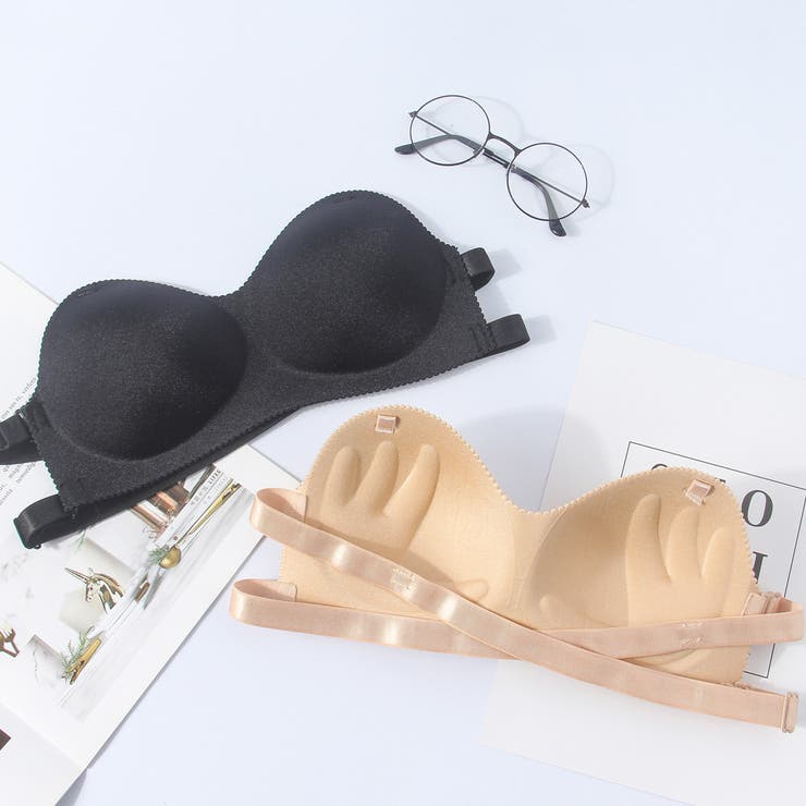 ストラップレスブラ チューブトップブラ ノンワイヤーブラ | PlusNao | 詳細画像7 