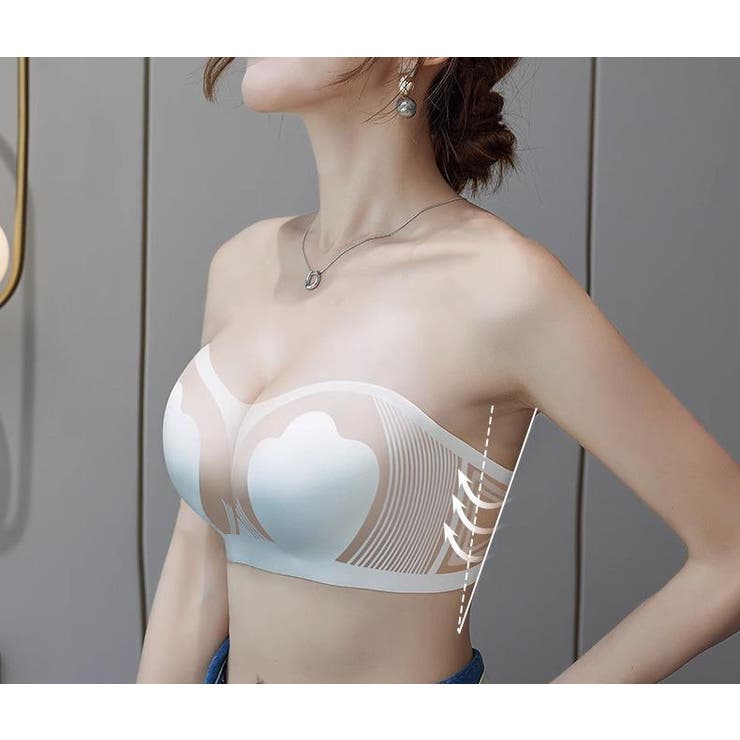 ストラップレスブラ チューブトップ レディース | PlusNao | 詳細画像3 